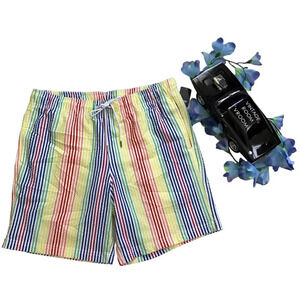 Lands' End NWT Seersucker Volley Swim Trunk Men Various